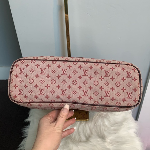 2003 authentic Louis Vuitton Lucille GM maroon and brown / tan shoulder bag - Picture 9 of 17